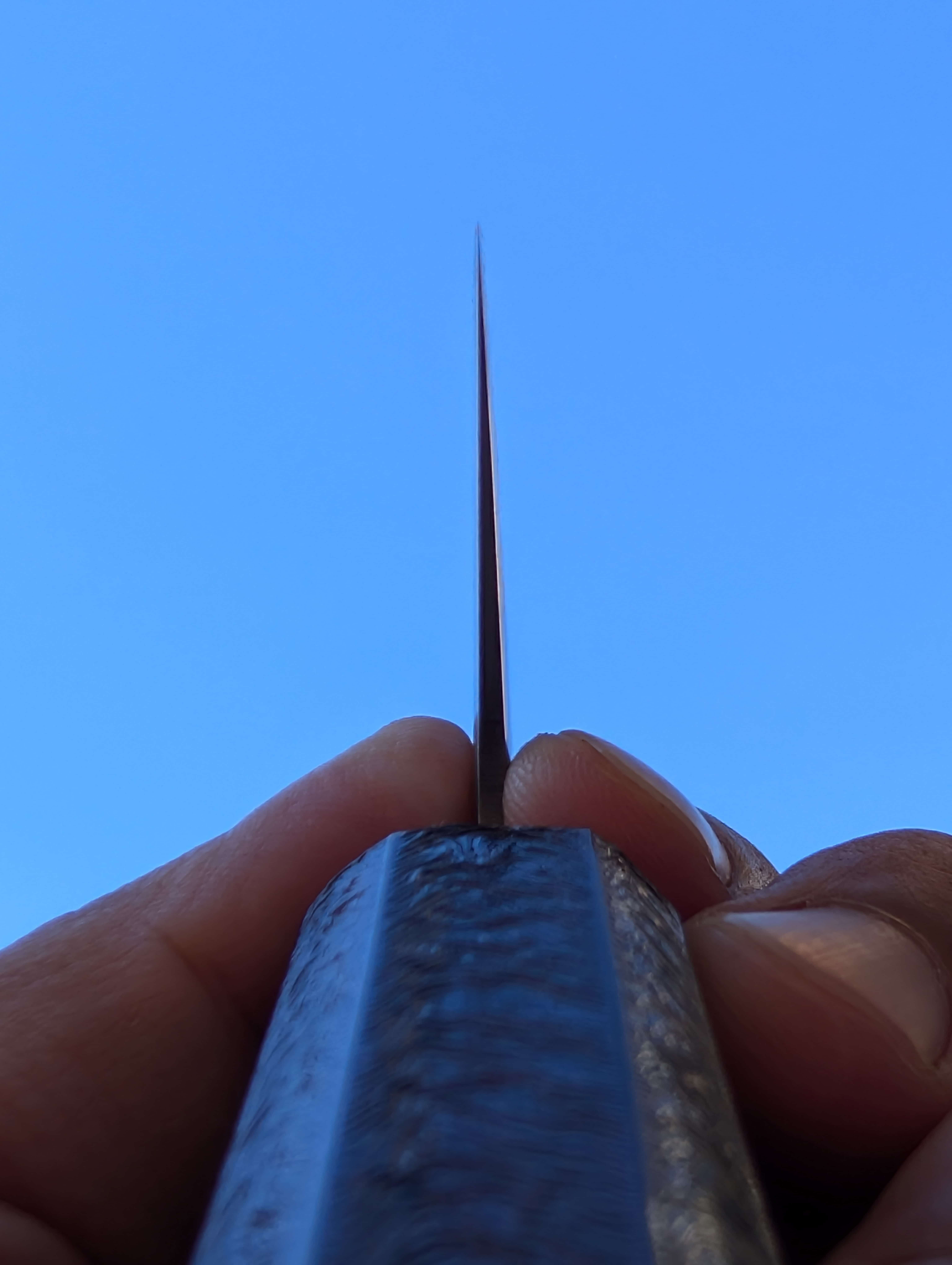 Tsunehisa Shirogami Santoku thumbnail 6