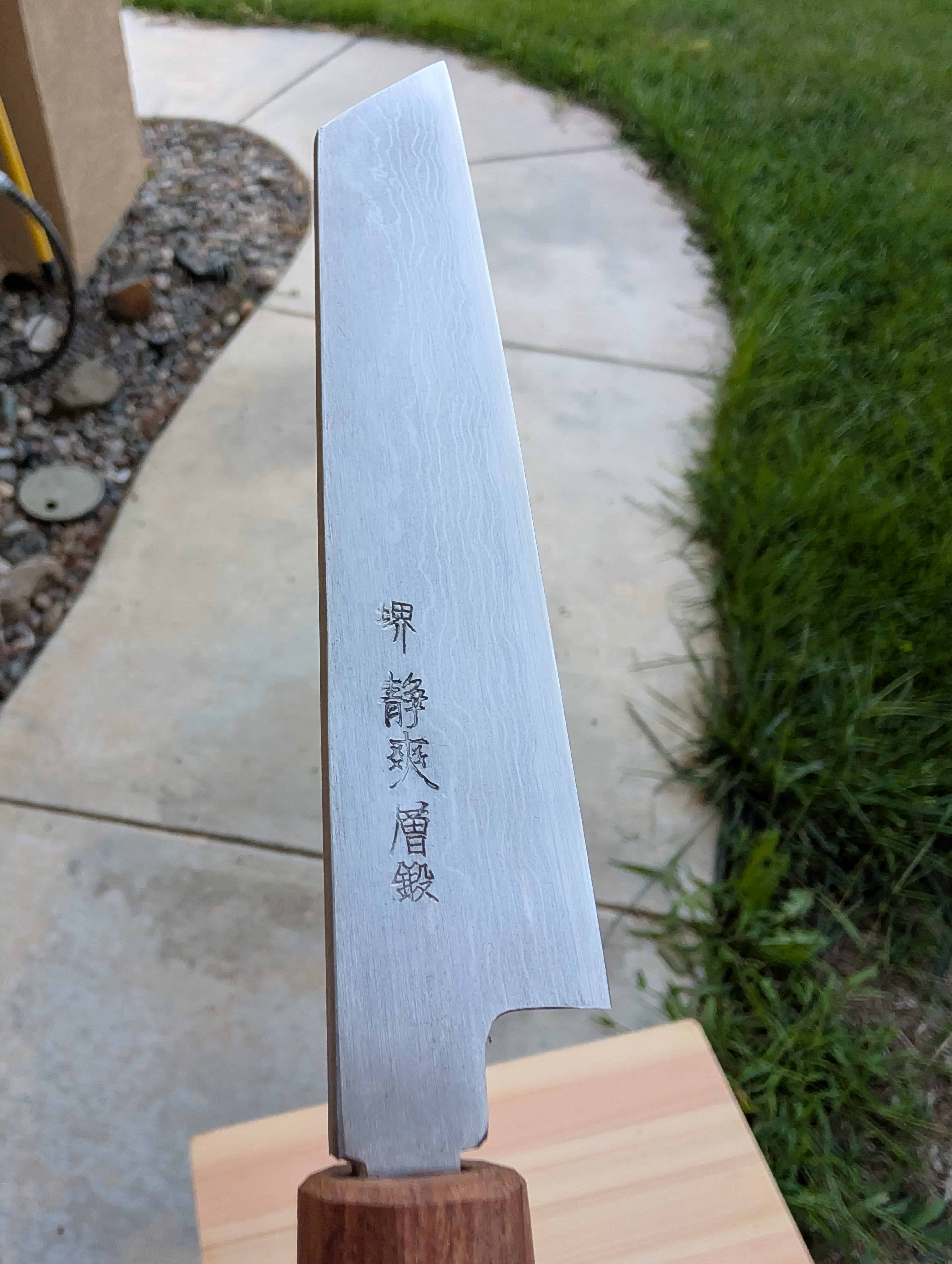 Enami Cutlery Damascus Kiritsuke Petty thumbnail 2