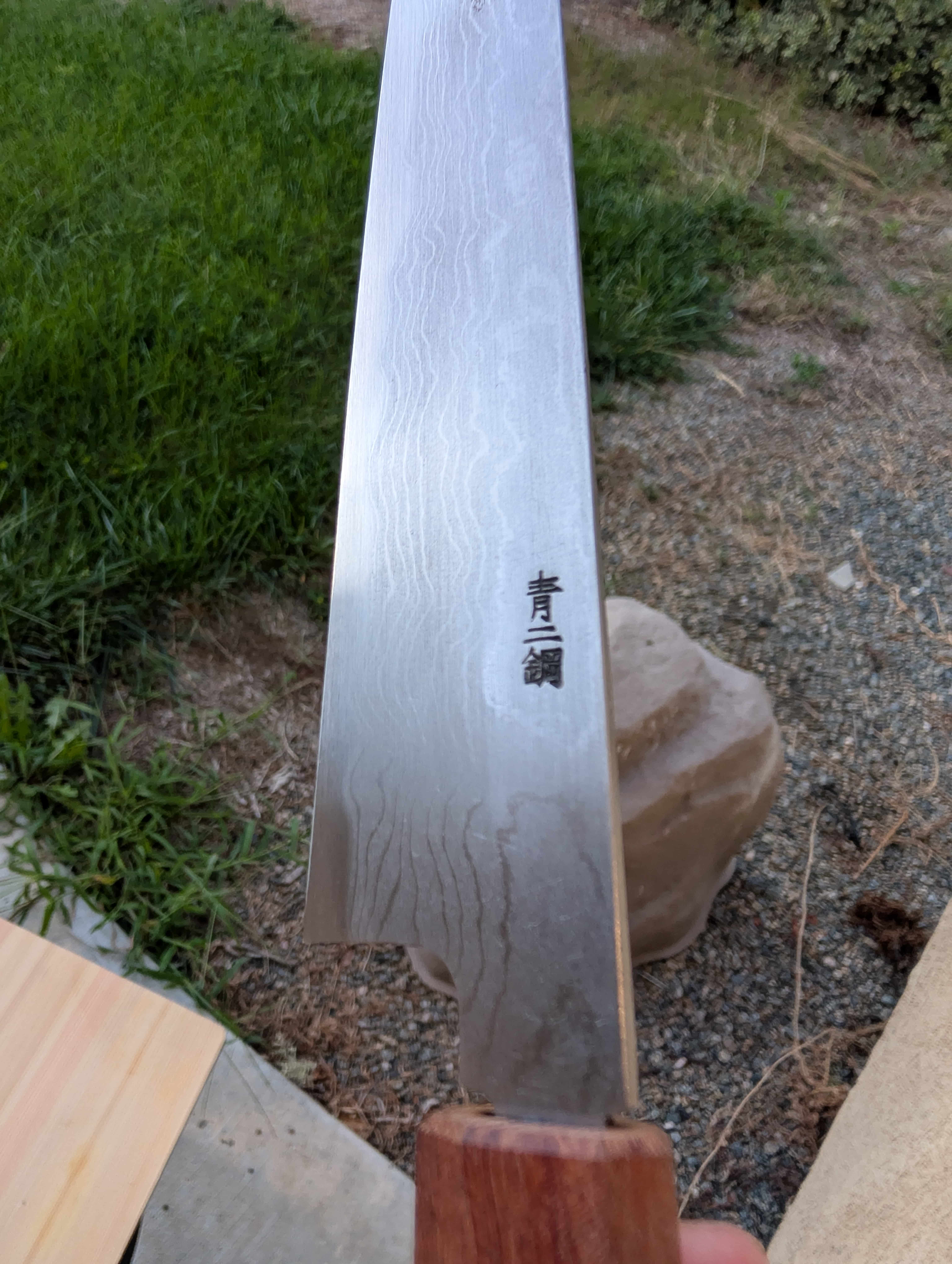 Enami Cutlery Damascus Kiritsuke Petty thumbnail 3